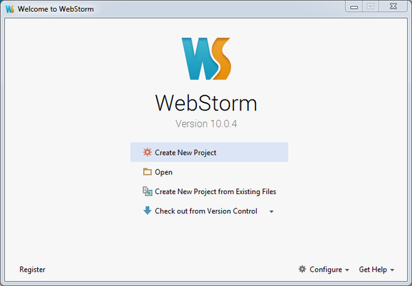 JetBrains WebStorm 10.0.4 Build 141.1550