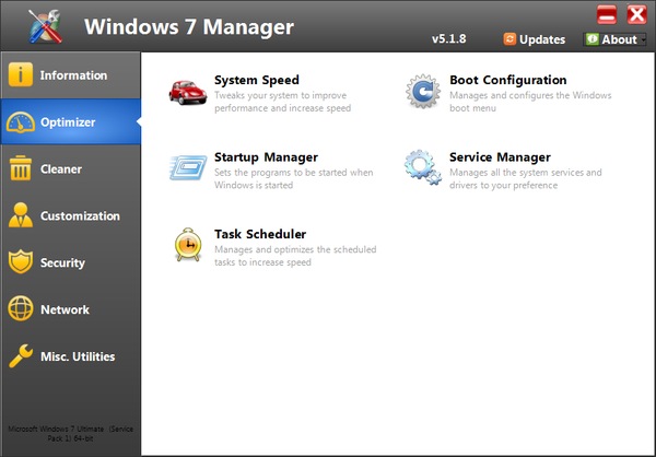 Windows 7 Manager 5.1.8 Final