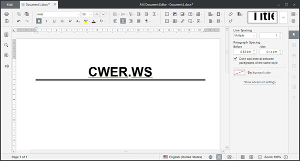 AVS Document Editor2