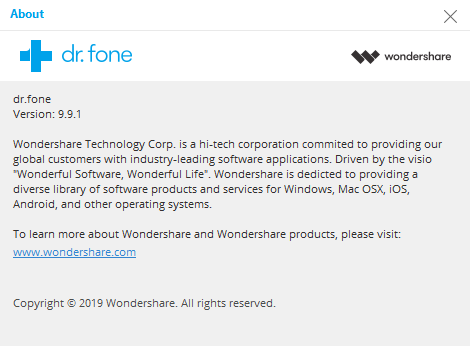 Wondershare Dr.Fone toolkit for iOS and Android