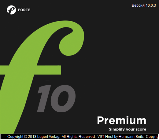 Forte Notation FORTE 10 Premium