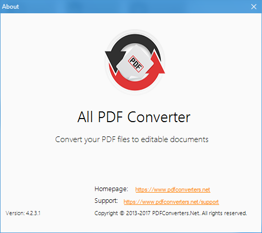 All PDF Converter Pro 