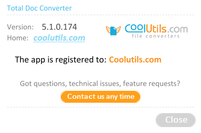 CoolUtils Total Doc Converter