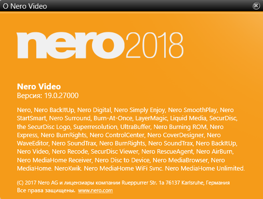 Nero Video 2018 19.0.01800