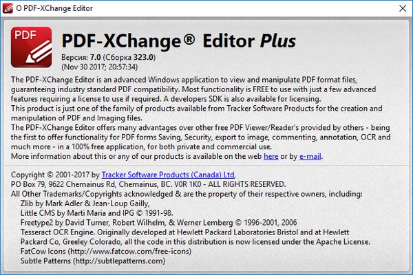 PDF-XChange Editor Plus 7.0.323.0 + Portable