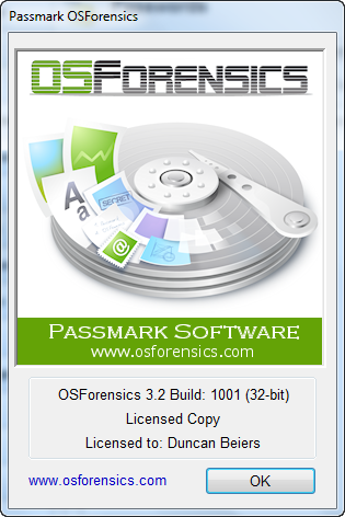 OSForensics Pro 3.2 Build 1001
