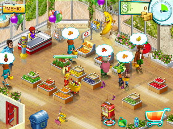 скриншот игры Супермаркет мания 2
