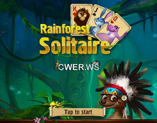 скриншот игры Rainforest Solitaire