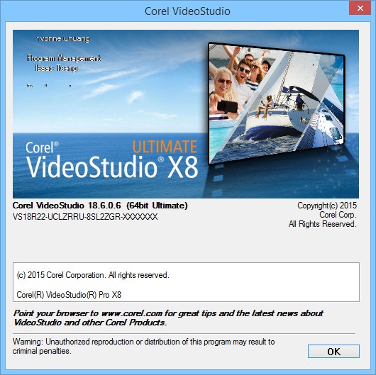 Corel VideoStudio X8