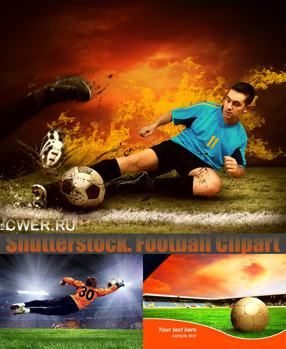 Shutterstock. Football Clipart 3