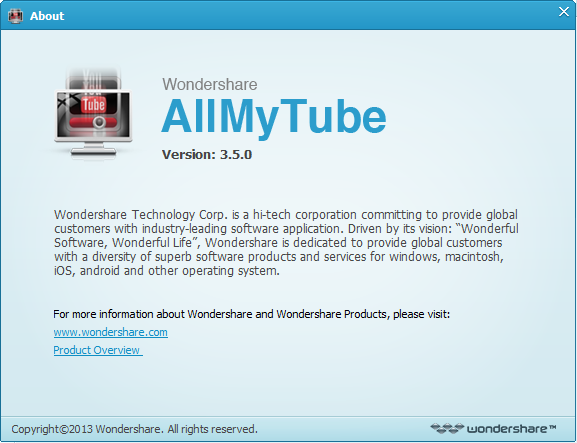 Wondershare AllMyTube