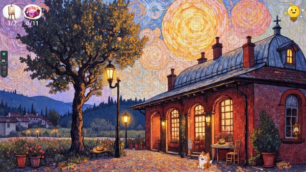 Meow Time Machine 3: Van Gogh