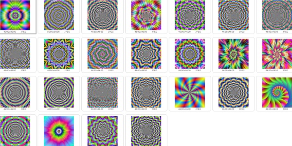 Фоны с психологическими темами и оптической иллюзиией1