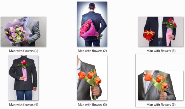 Мужчина с цветами1