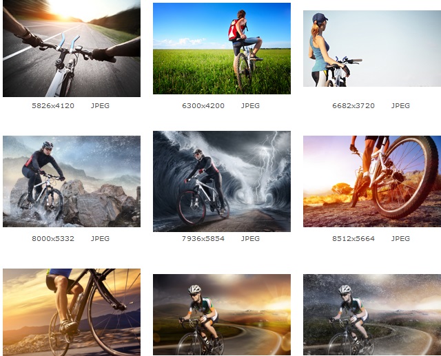 Велосипедисты и красивые пейзажи2