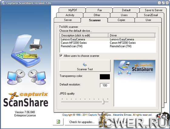 Capturix ScanShare v7.06.848 Enterprise Edition
