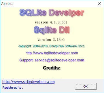 SQLite Developer 4.1.9.551