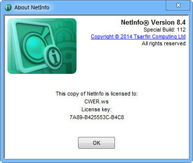 NetInfo 8.4 Build 112