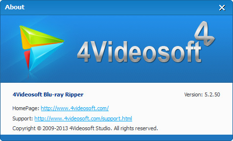 4Videosoft Blu-ray Ripper 5.2.50