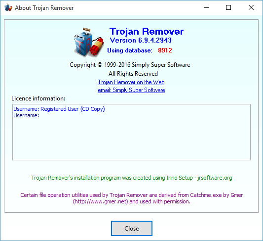 Trojan Remover 6.9.4.2943