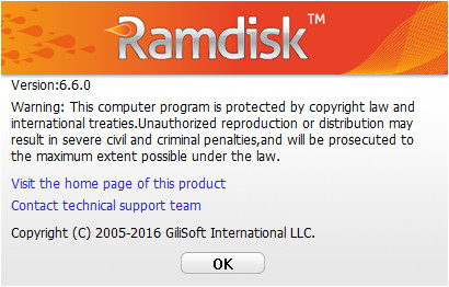 GiliSoft RAMDisk 6.6.0