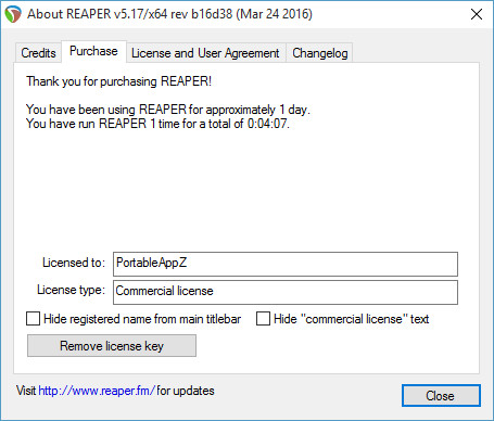 Cockos REAPER 5.17