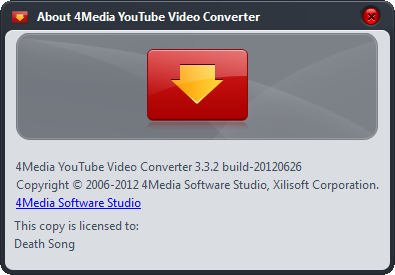 4Media YouTube Video Converter 3.3.2 Build 20120626