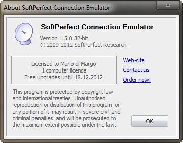 SoftPerfect Connection Emulator Pro 1.5.0