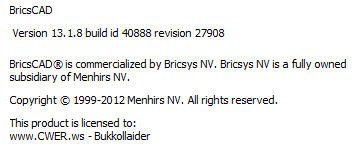 BricsCad Platinium 13.1.8.40888