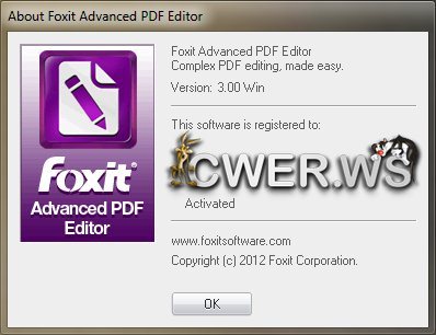 Foxit Advanced PDF Editor 3.00