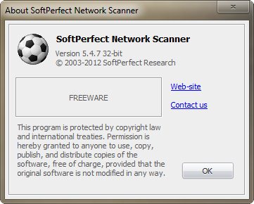 SoftPerfect Network Scanner 5.4.7