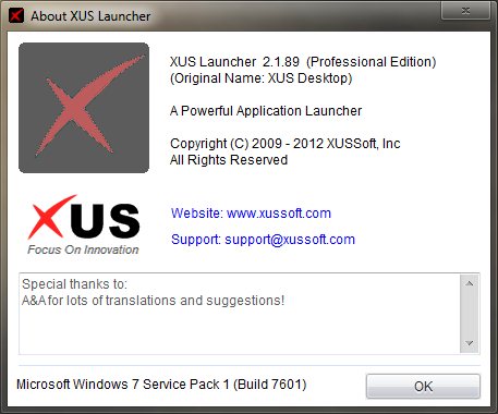 XUS Launcher 2.1.89