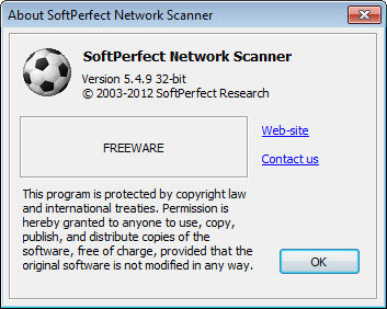 SoftPerfect Network Scanner 5.4.9