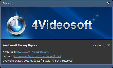 4Videosoft Blu-ray Ripper 5.0.38