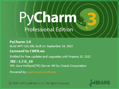 PyCharm 3.0