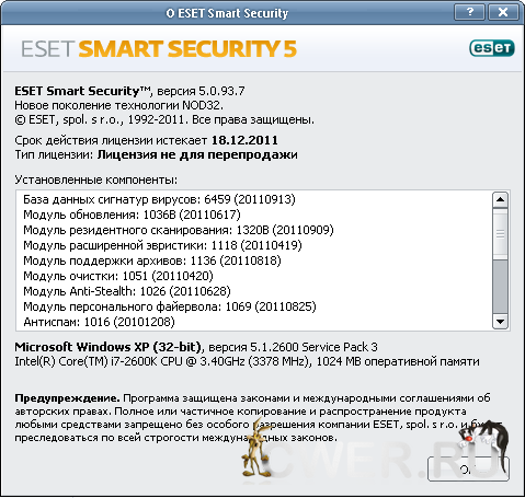 ESET Smart Security 5.0.93.7