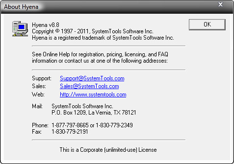 SystemTools Hyena 8.8