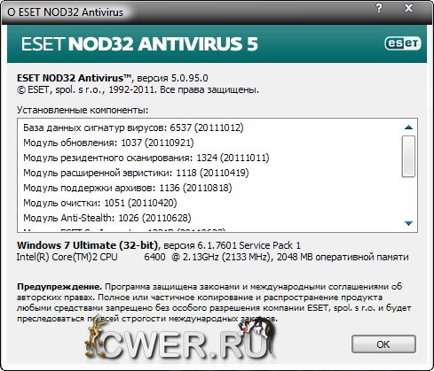ESET NOD32 Antivirus 5.0.95 Final