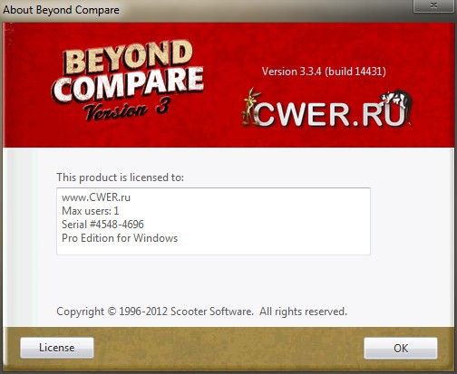 Beyond Compare 3.3.4 Build 14431