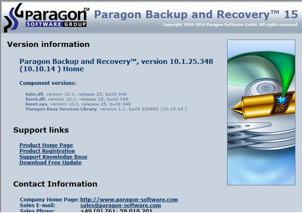 Paragon Backup and Recovery