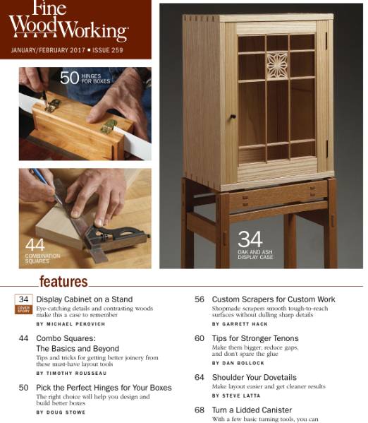 Fine Woodworking №259 (January-February 2017)с