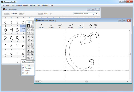 Fontographer 5.1.0 Build 4204